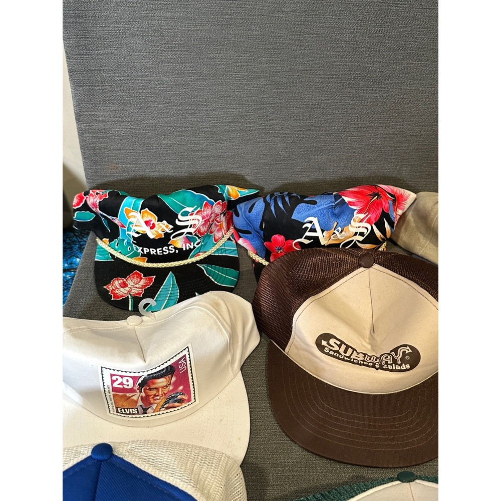 Vintage Trucker Hat Lot - Picture 2 of 11